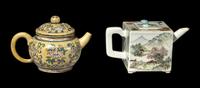 Two Chinese Ceramic Teapots