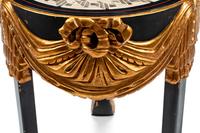 An Italian Painted and Parcel Gilt Micromosaic-Top Table