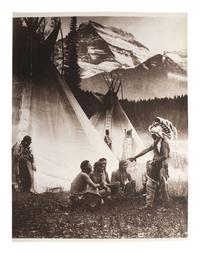 [NATIVE AMERICANS]. REED, Roland W. (1864-1934), photographer. A group of 3 large-format photographs of Native American subjects.