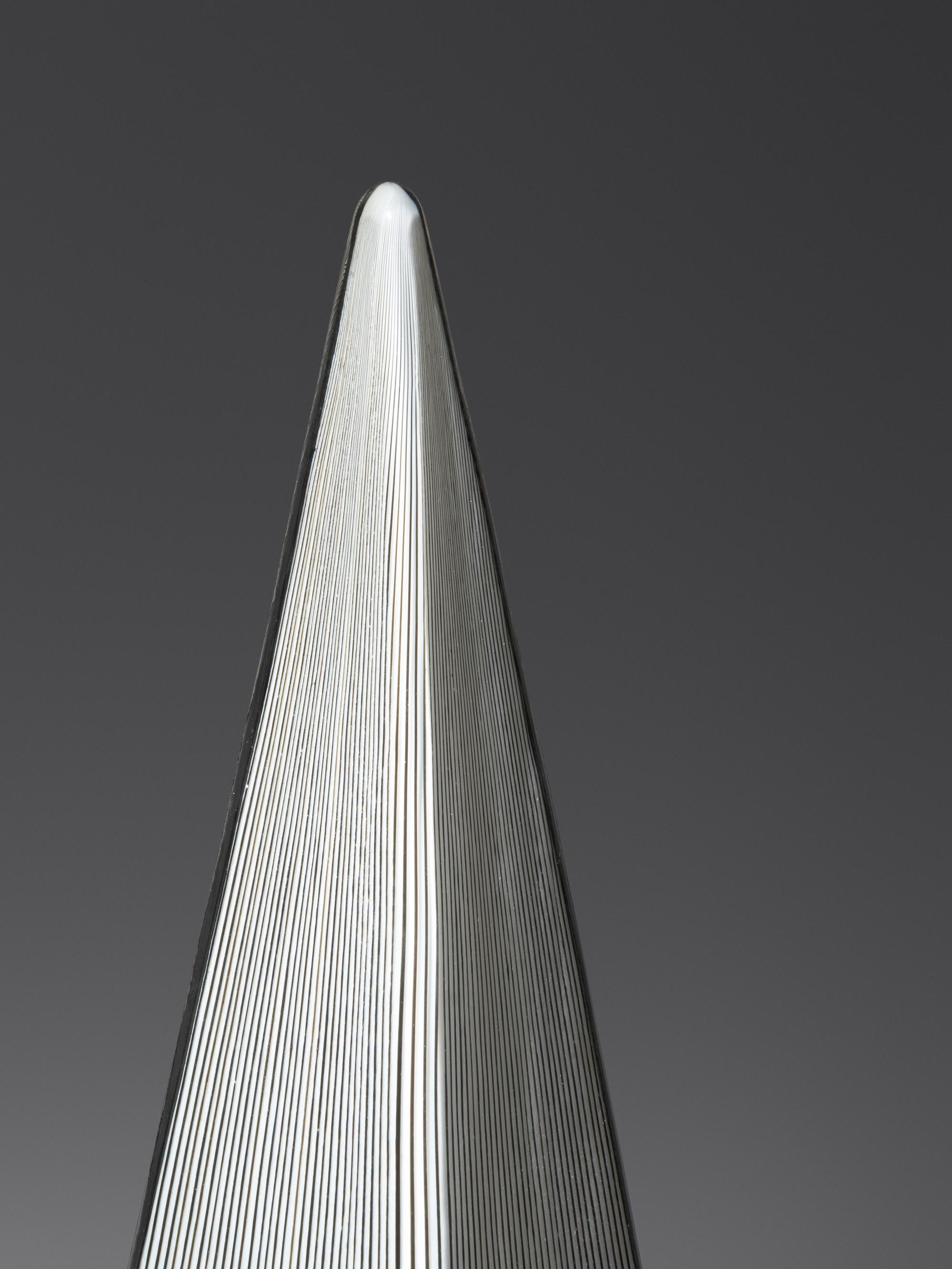 Pyramid Table Lamp Effetre Murano, Italy