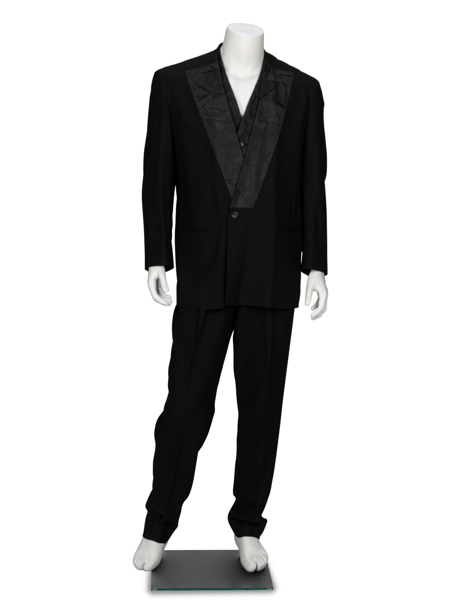 Issey Miyake, Three-Piece Black Suit
