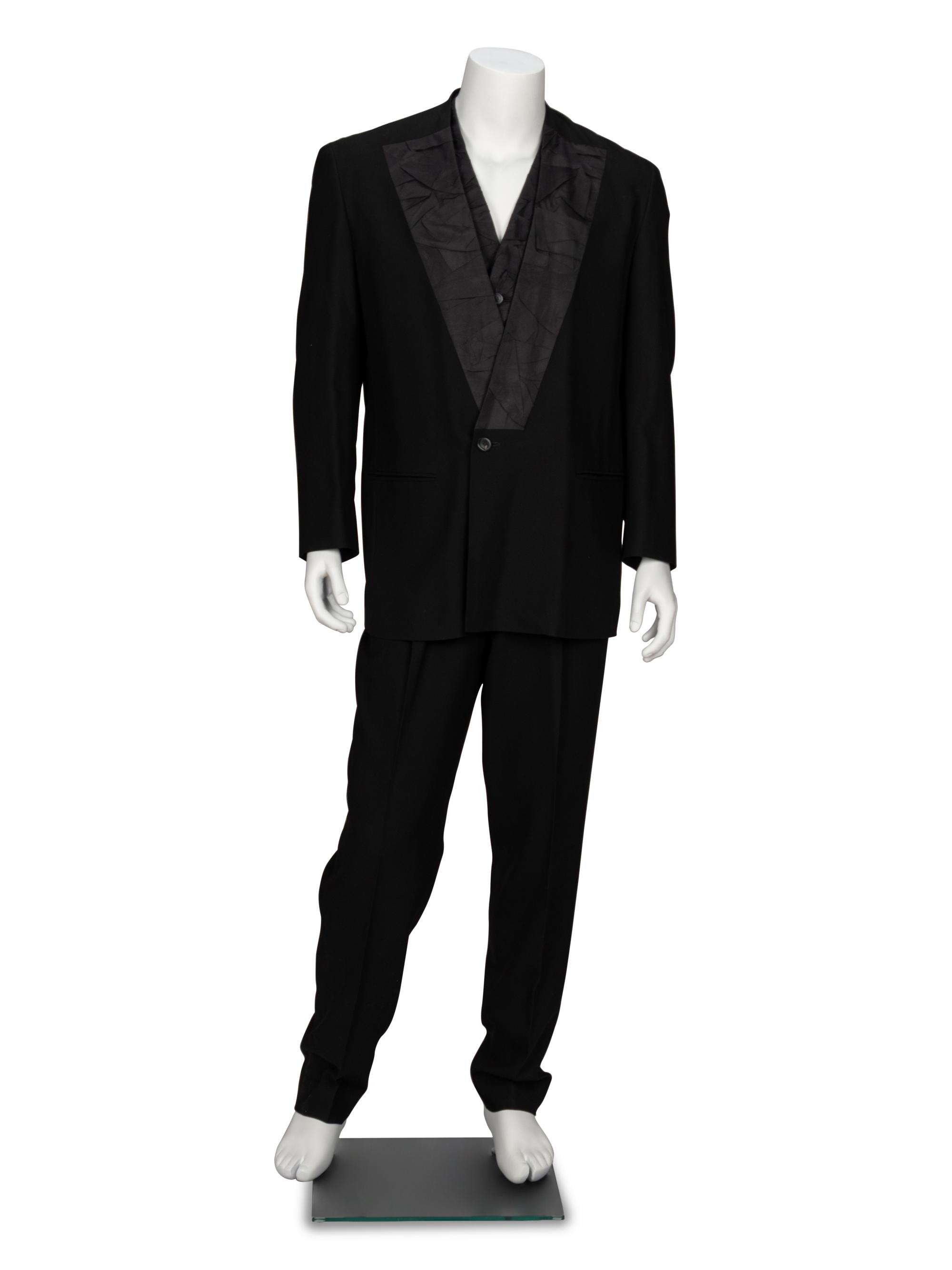 Issey Miyake, Three-Piece Black Suit