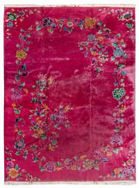 A Chinese Wool Rug 11 feet 1 inch x 8 feet 8 inches. — CIRCA 1920s
