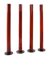 Gianfranco Frattini (Italian, 1926-2004), Artemide, Italy, four Megaron floor lamps