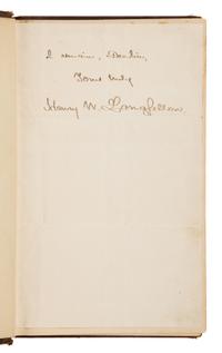 Longfellow, Henry Wadsworth (1807-1882). The Courtship of Miles Standish, and Other Poems . Boston: Ticknor & Fields, 1858.
