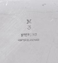 A Pair of Porter Blanchard Silver Chargers