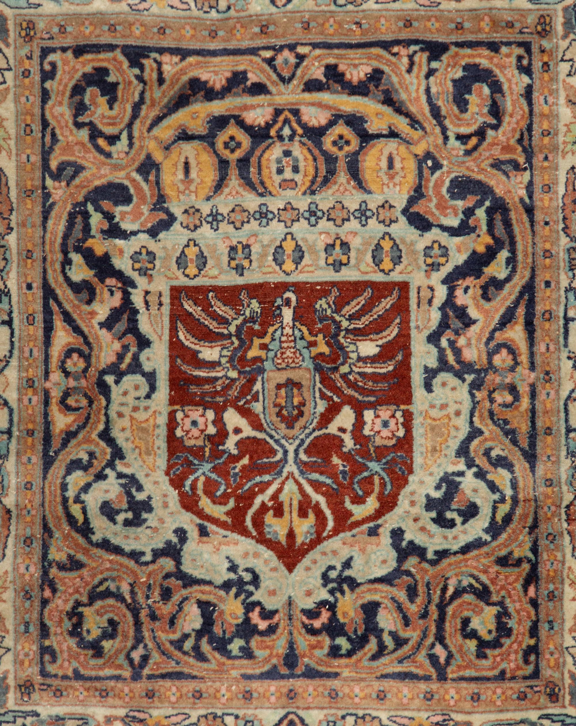 A Persian Design Wool Rug