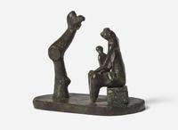 Henry Moore (British, 1898-1986) - Mother and Child with Tree Trunk