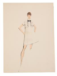 11 Michaele Vollbracht for Geoffrey Beene Fashion Illustrations, Late 1960s