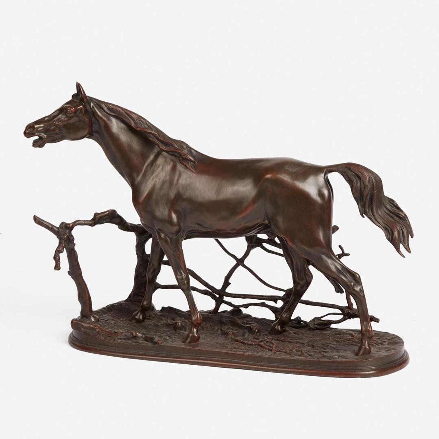 After Pierre-Jules Mêne (French, 1810–1879) Cheval à la Barrière N°1 (Djinn)