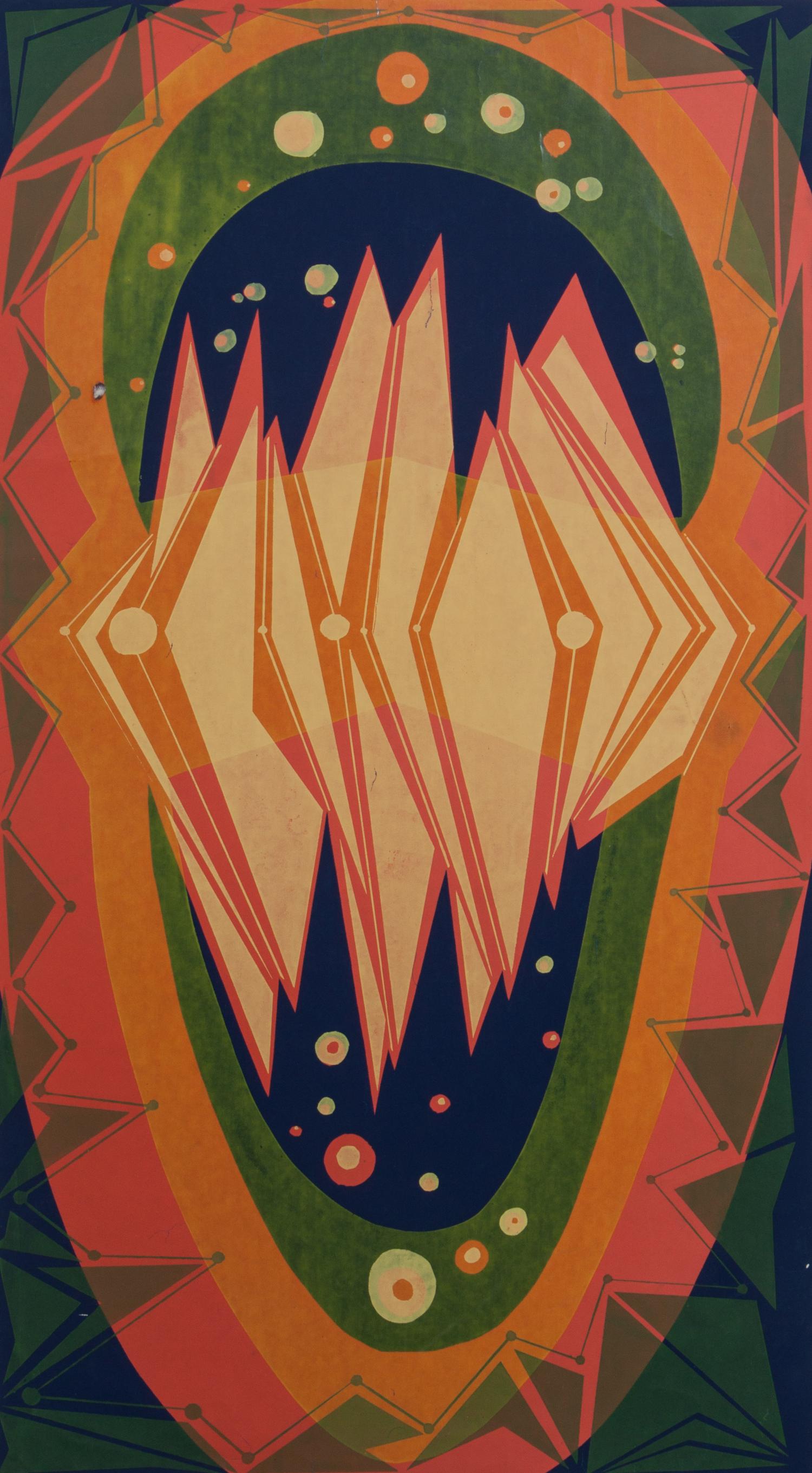 James Schwalbach, (Wisconsin, b. 1912), Generic #2, #3, #1 and #3, 1966 (four works)