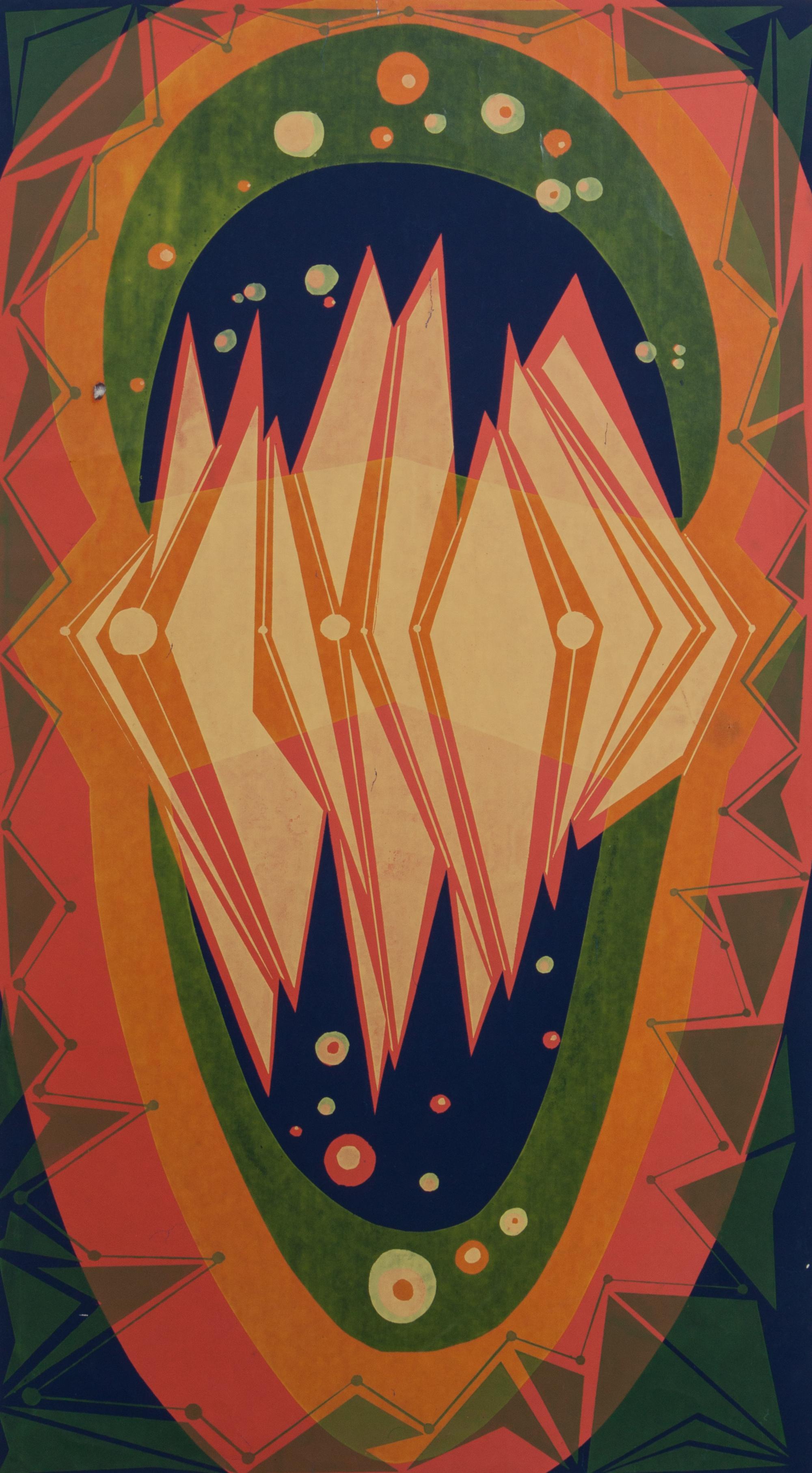 James Schwalbach, (Wisconsin, b. 1912), Generic #2, #3, #1 and #3, 1966 (four works)