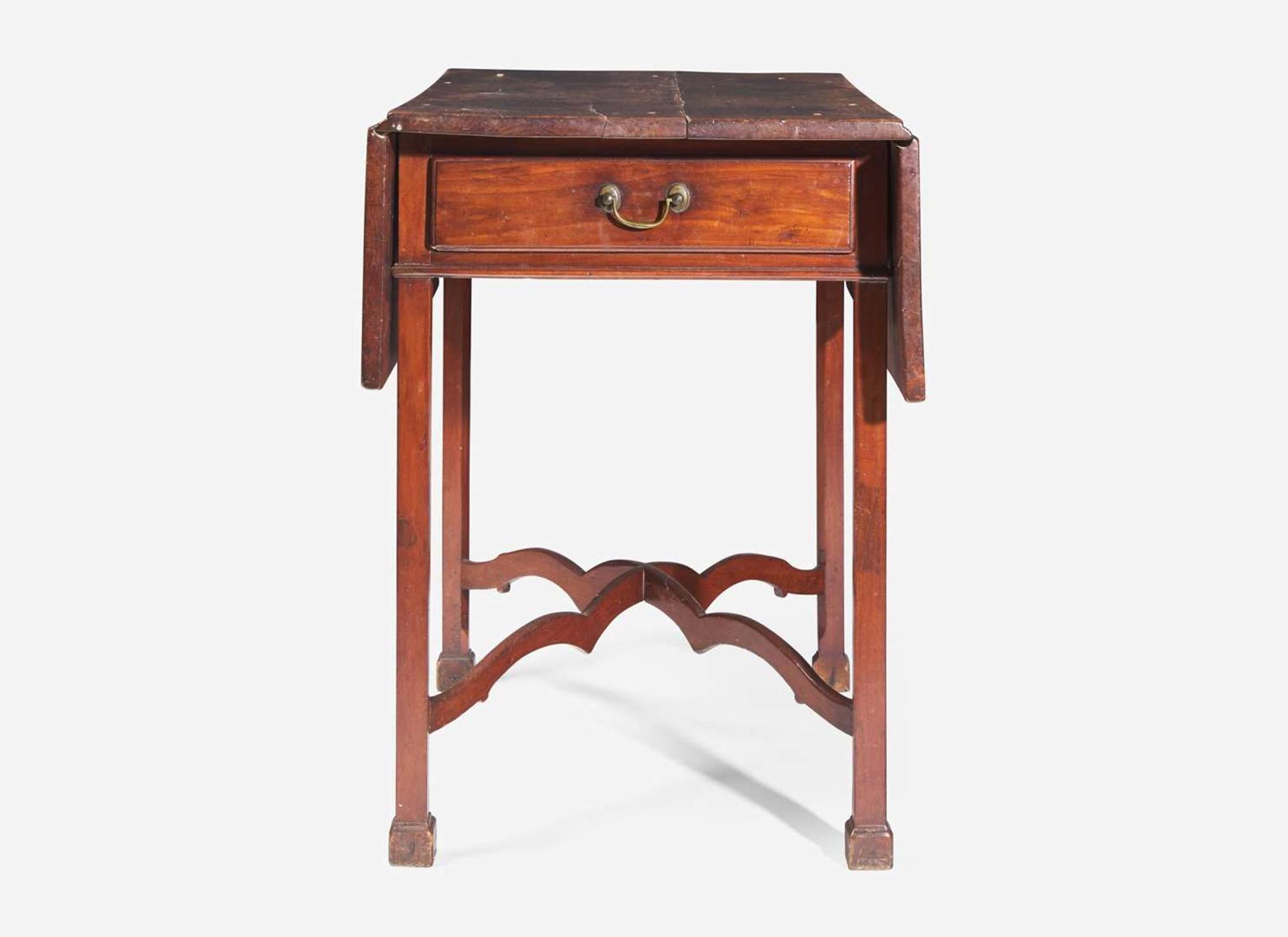 A Chippendale carved fruitwood Pembroke table, Mid-Atlantic States, late 18th century