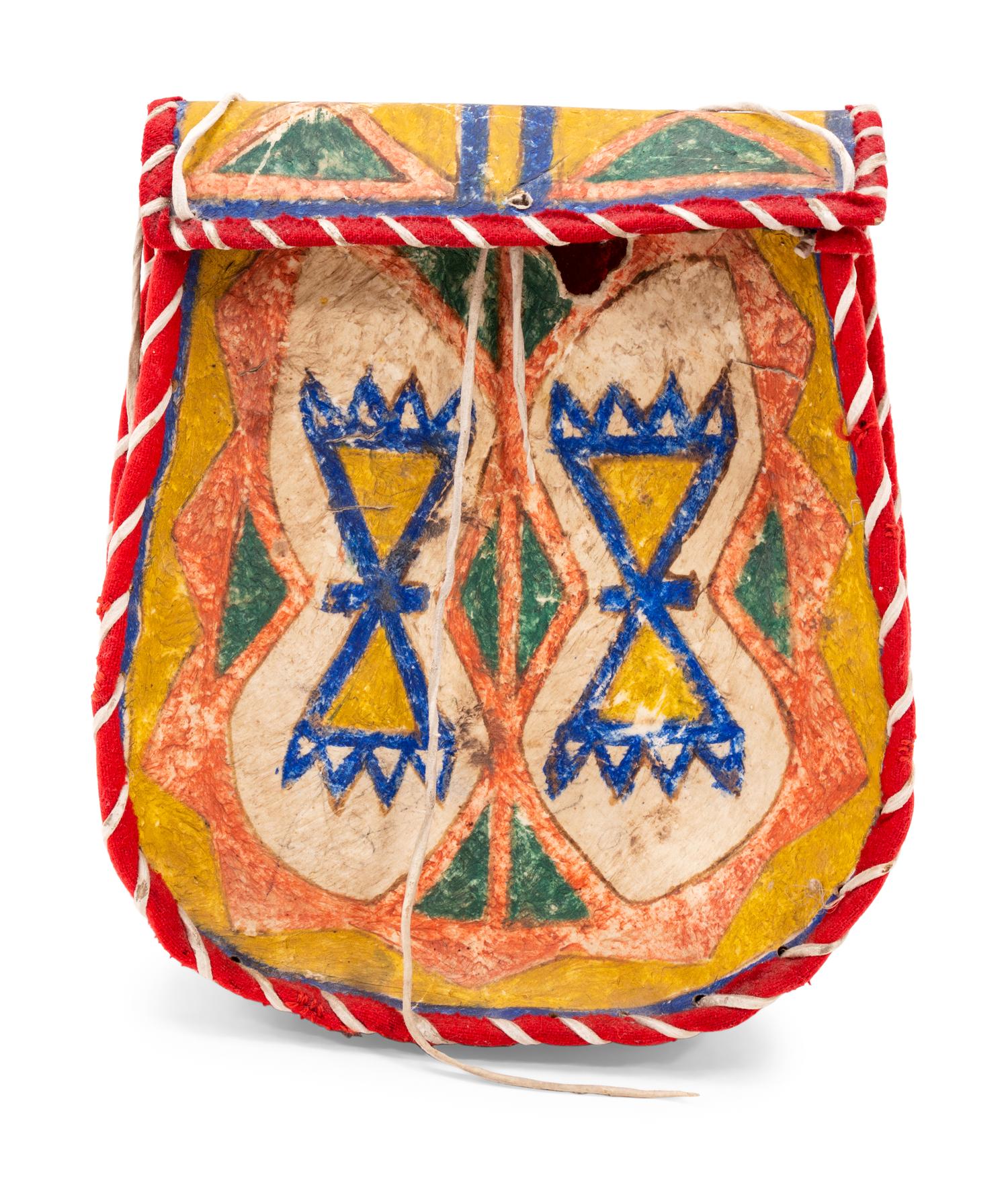 Sioux Painted Parfleche Container