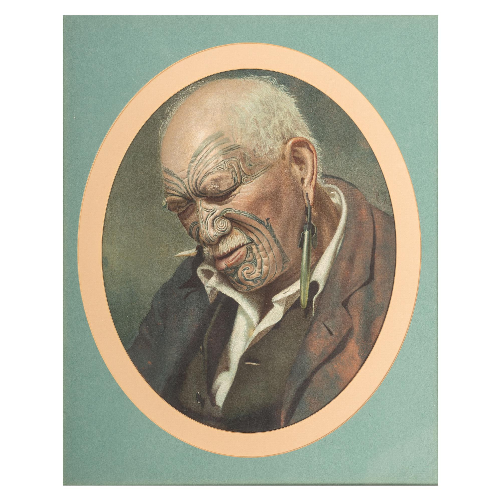 untitled, Maori dignitary