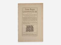 [Judaica] An Act to permit Persons professing the Jewish Religion, to be naturalized by Parliament; and for other Purposes therein mentioned