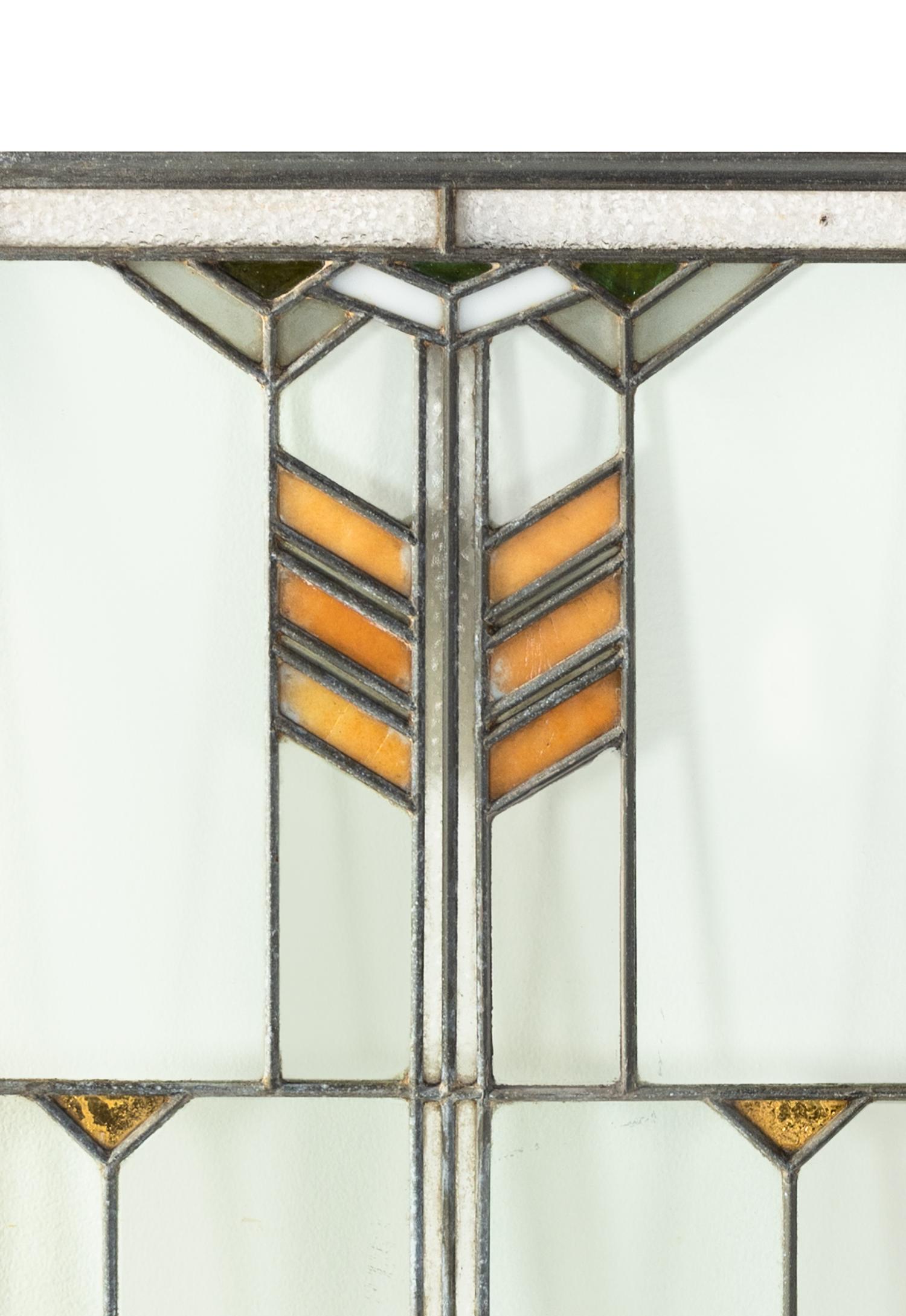 Pair of Stained Glass Windows