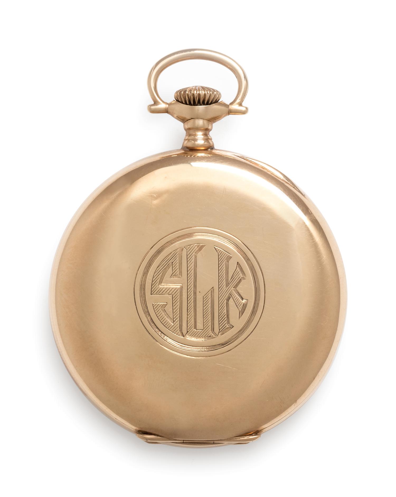 Elgin, 14K Yellow Gold Open Face 'Ferguson Dial' Pocket Watch, Circa 1906