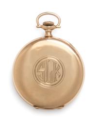 Elgin, 14K Yellow Gold Open Face 'Ferguson Dial' Pocket Watch, Circa 1906