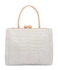 Nancy Gonzalez Grey Crocodile Bag, 2000s