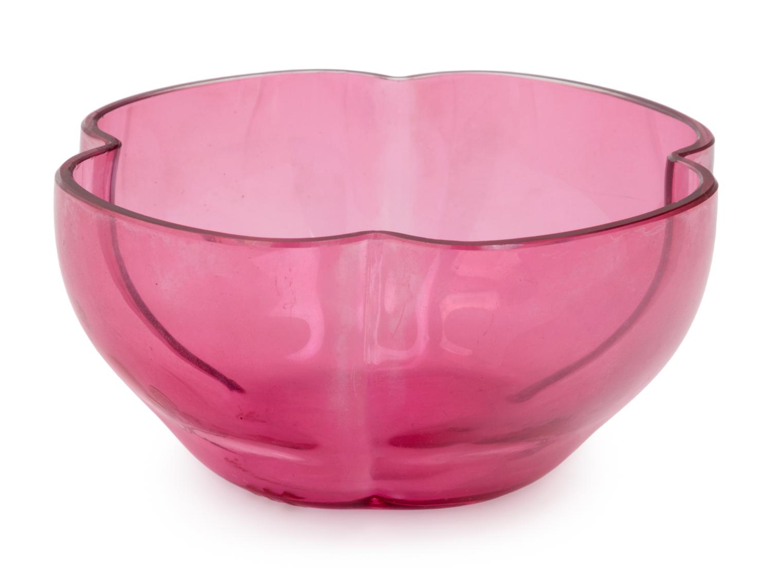 Seven American Glass Table Articles