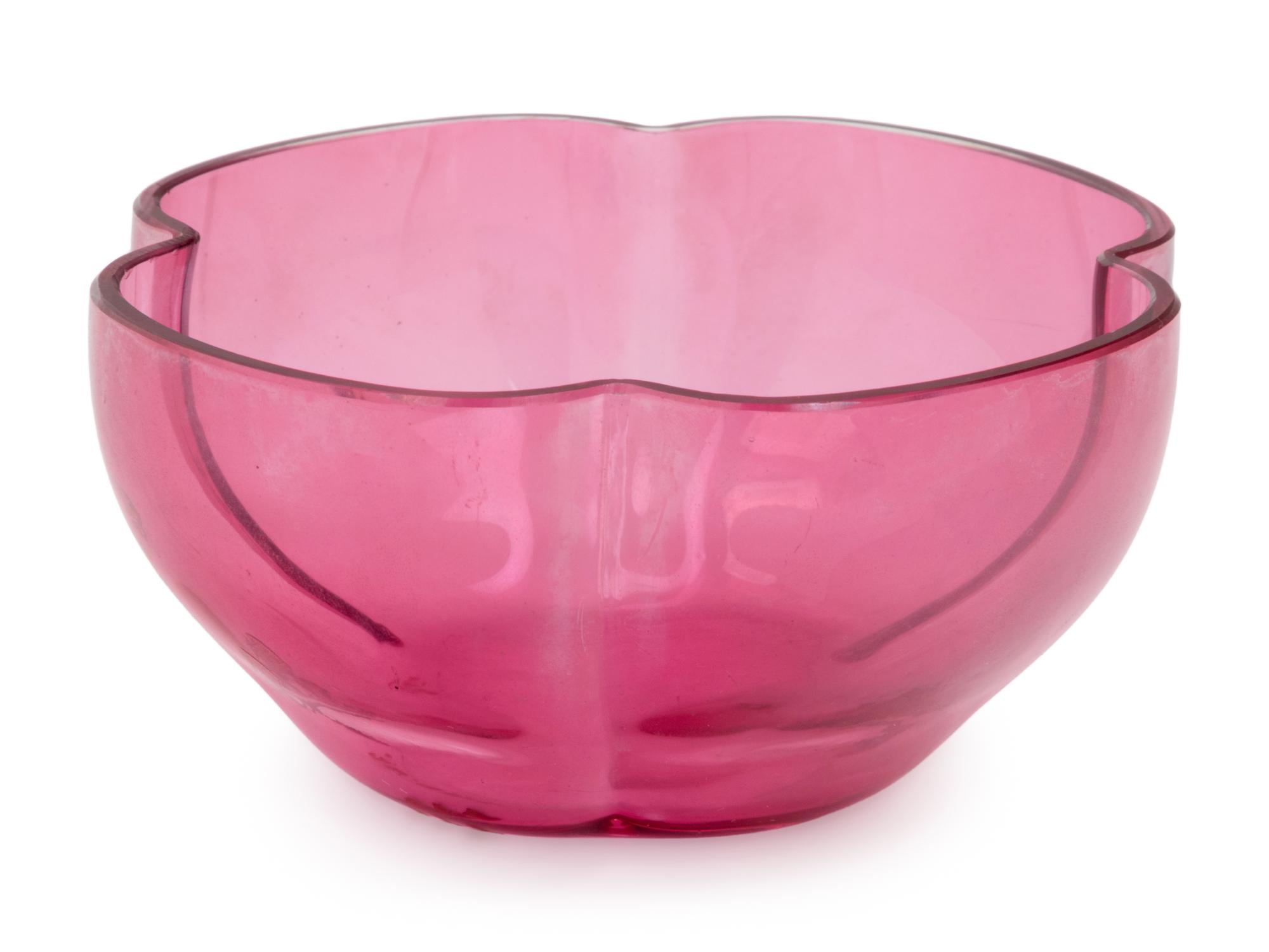 Seven American Glass Table Articles