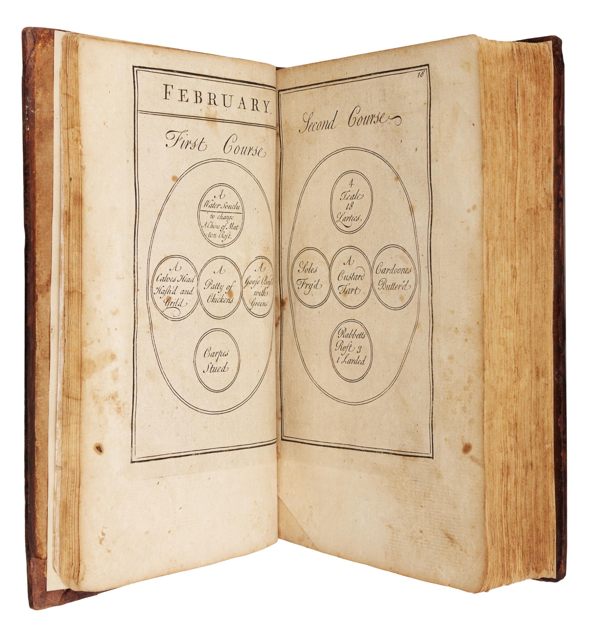 [COOKERY]. CARTER, Charles. The London and Country Cook. London: for Charles Hitch, 1749.