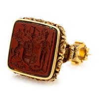 An English Gold Mounted Fob Seal