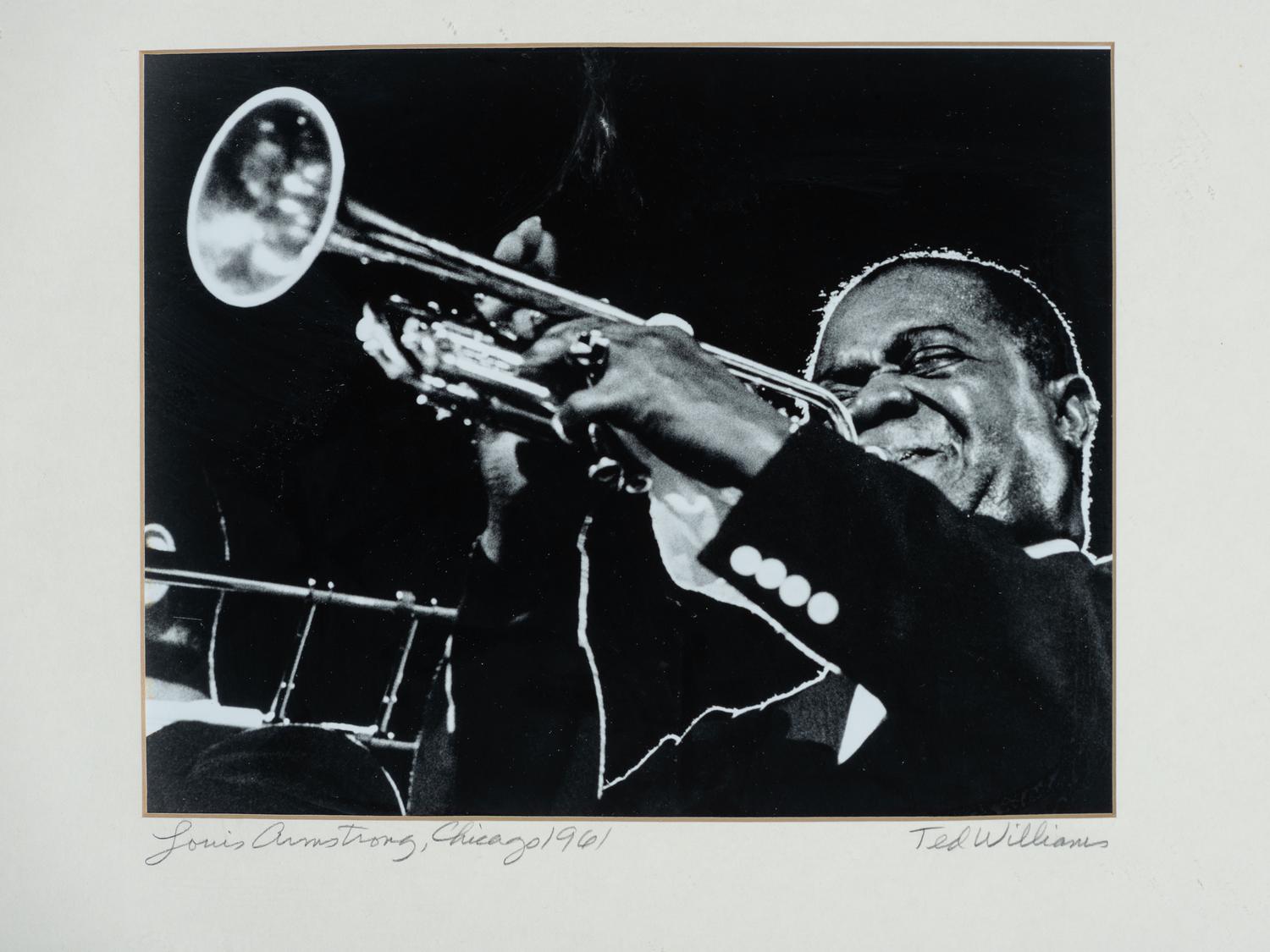[JAZZ]. WILLIAMS, Ted (1925-2020), photographer. A group of 5 photographs, incl. portraits of jazz musicians. Chicago, 1949-1962.