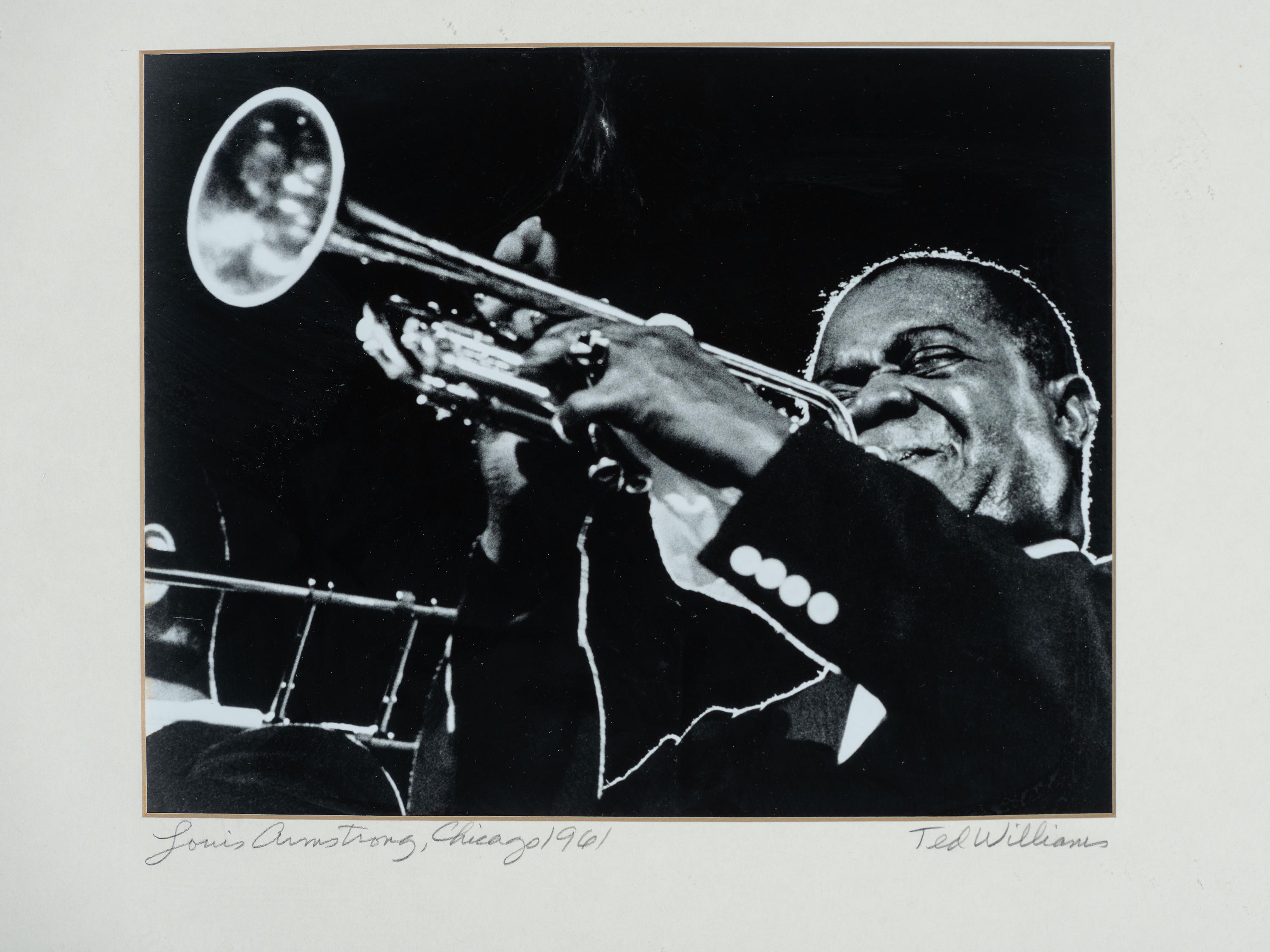 [JAZZ]. WILLIAMS, Ted (1925-2020), photographer. A group of 5 photographs, incl. portraits of jazz musicians. Chicago, 1949-1962.