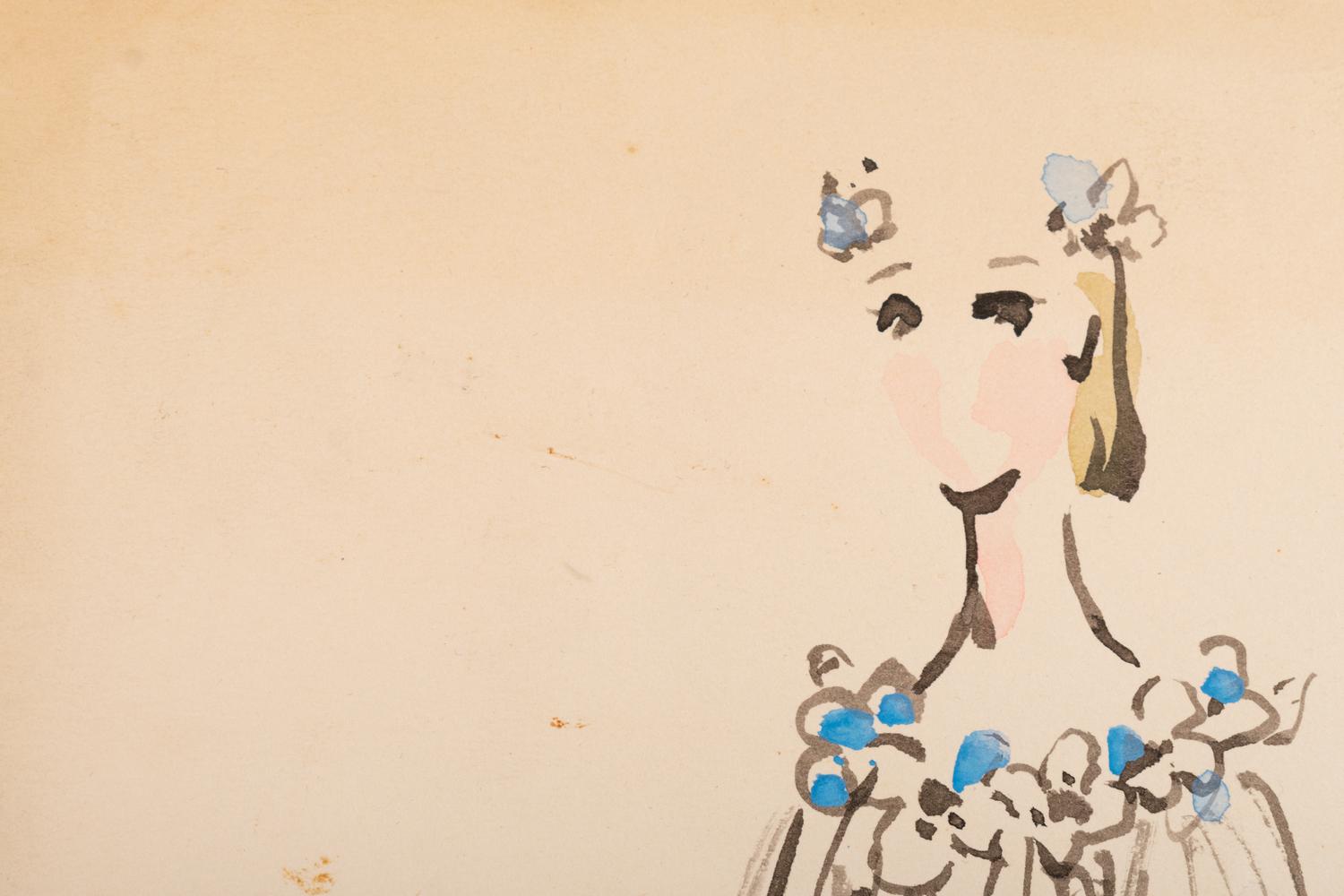 Nine Cecil Beaton Illustrations, 1950s-60s
