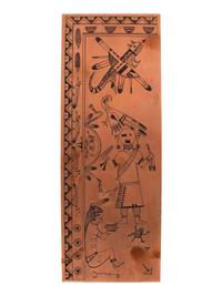 Etched Copper Plate