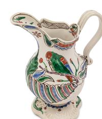 A Salt-Glazed Creamware Jug