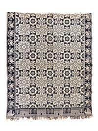 Four Jacquard Coverlets Including a George Washington Example