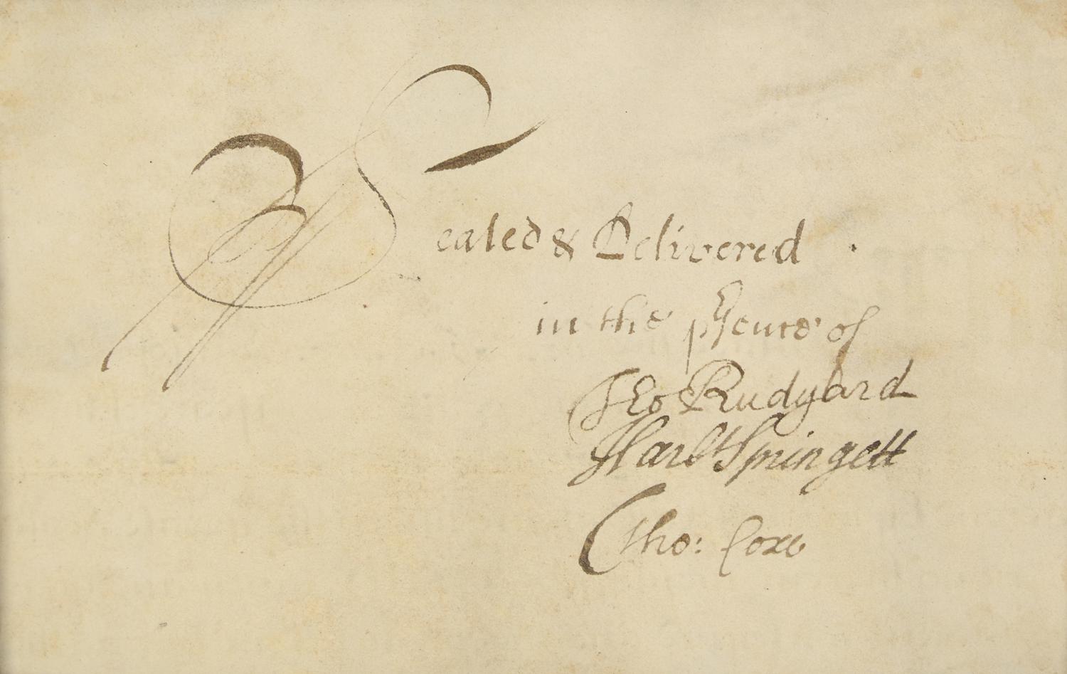 [Philadelphia] Penn, William. Partially-Printed Document, signed