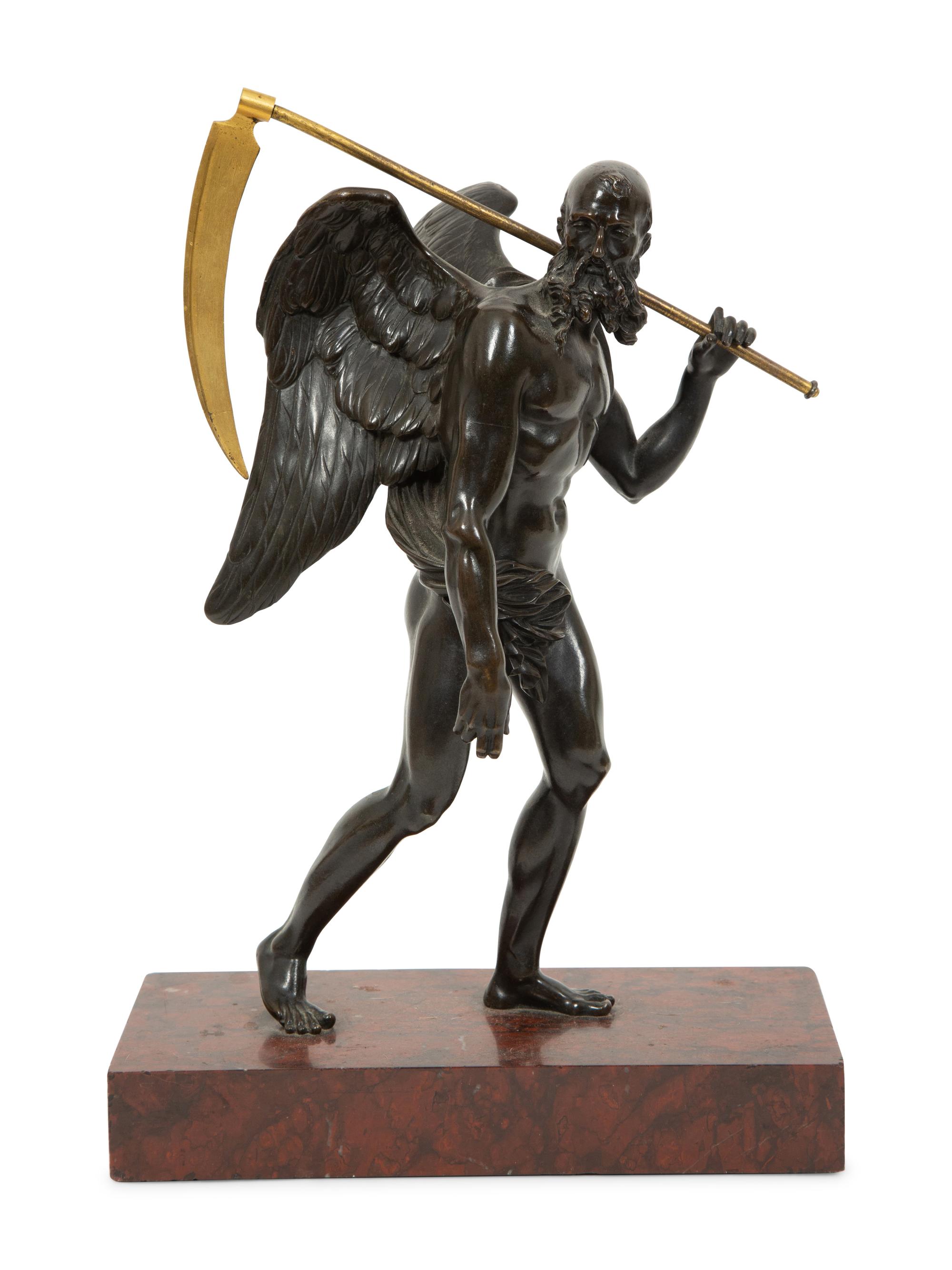 A French Bronze Figure of the Titan Kronos