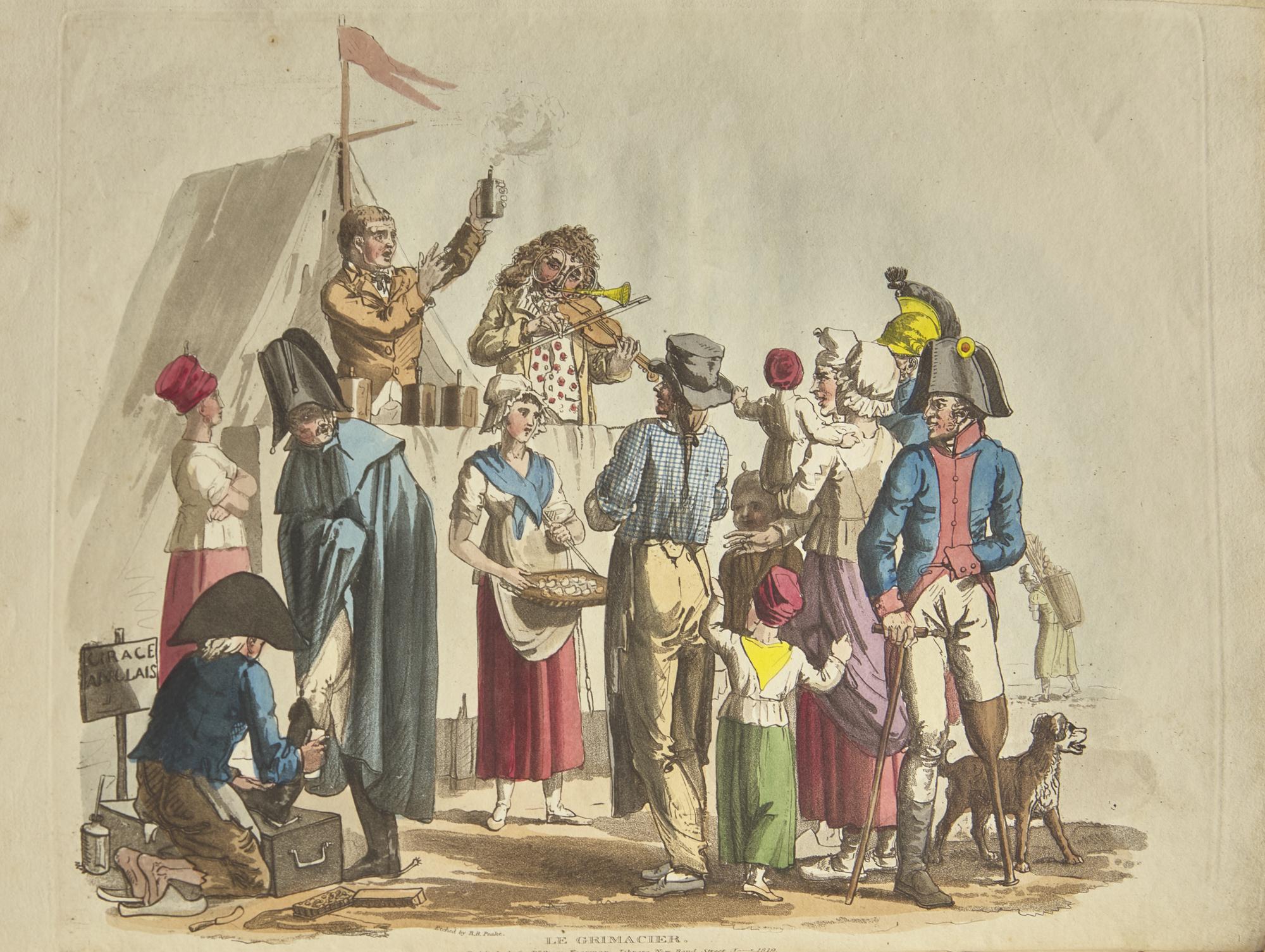 [Color-Plate Books] (Peake, Richard Brinsley). The Characteristic Costume of France; From Drawings Made on the Spot, With Appropriate Descriptions