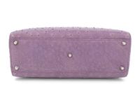 Christian Dior Purple Ostrich Medium Lady Dior Bag, 2011