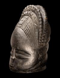 A Mende Wood Helmet Mask