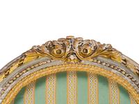 A Pair of Louis XVI Style Painted Side Chairs