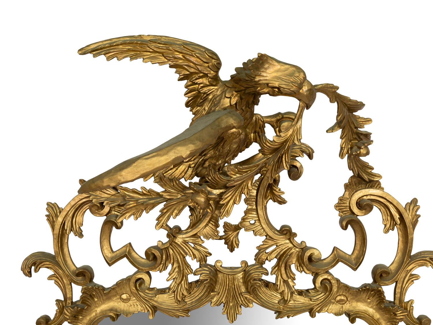 A George III Style Giltwood Mirror