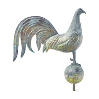A Full-Bodied Copper and Zinc Gamecock Weathervane