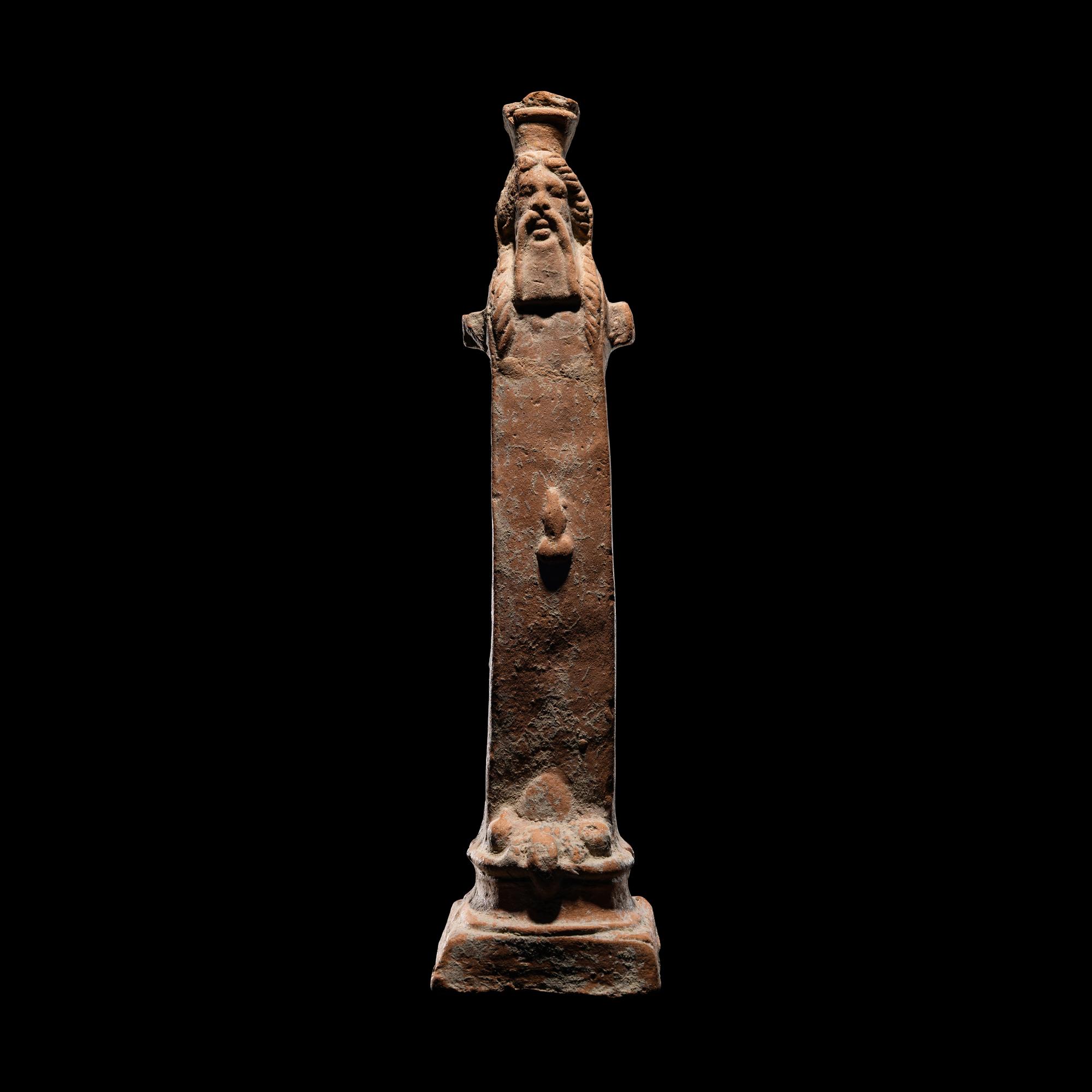 A Greek Terracotta Herm