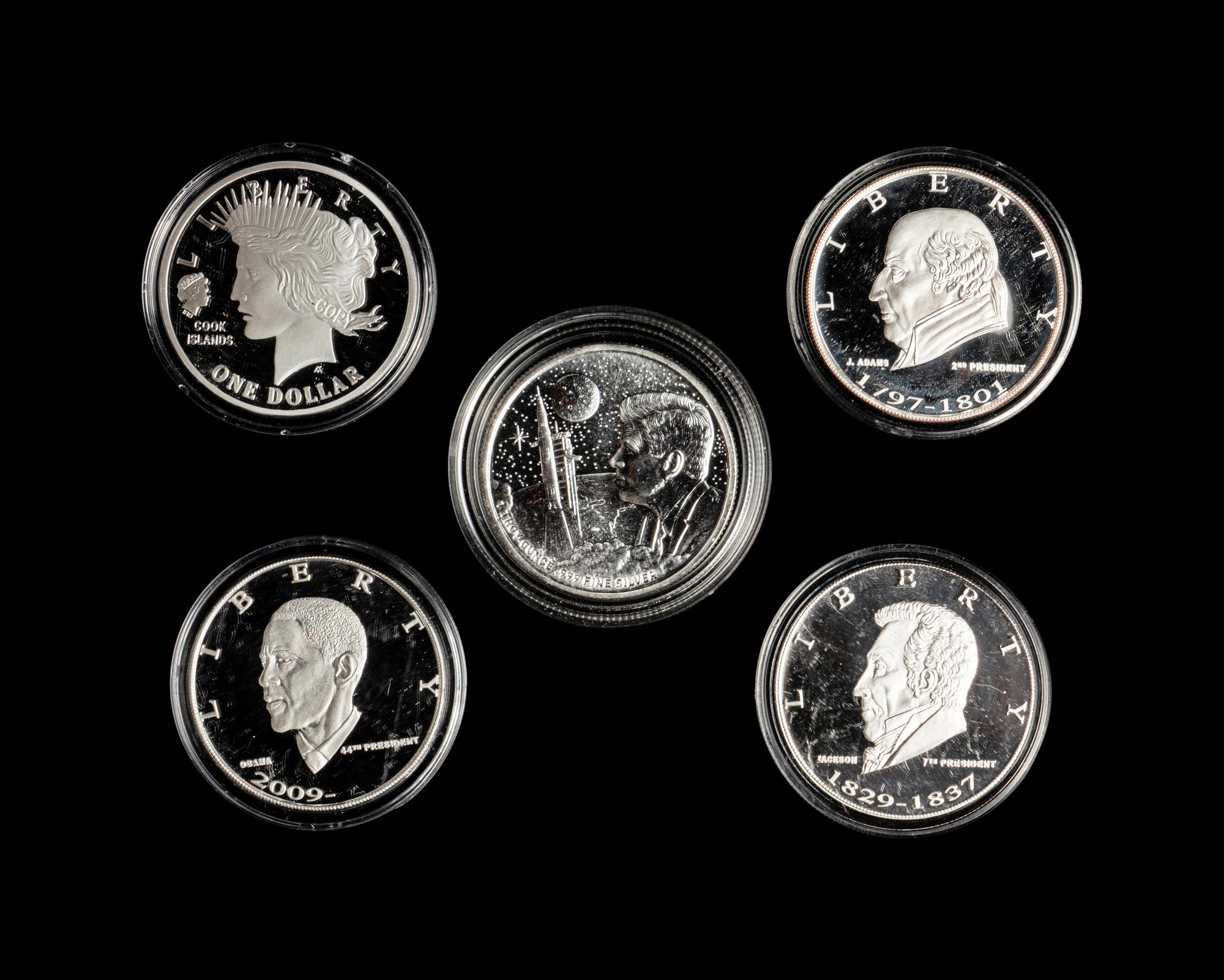 [PRIVATE ISSUE] A Large Collection of Privately Issued Silver Rounds and Ingots