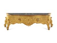 A Louis XV Style Carved Giltwood Jardinière