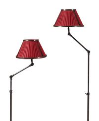 A Pair of Cantilevered Floor Lamps