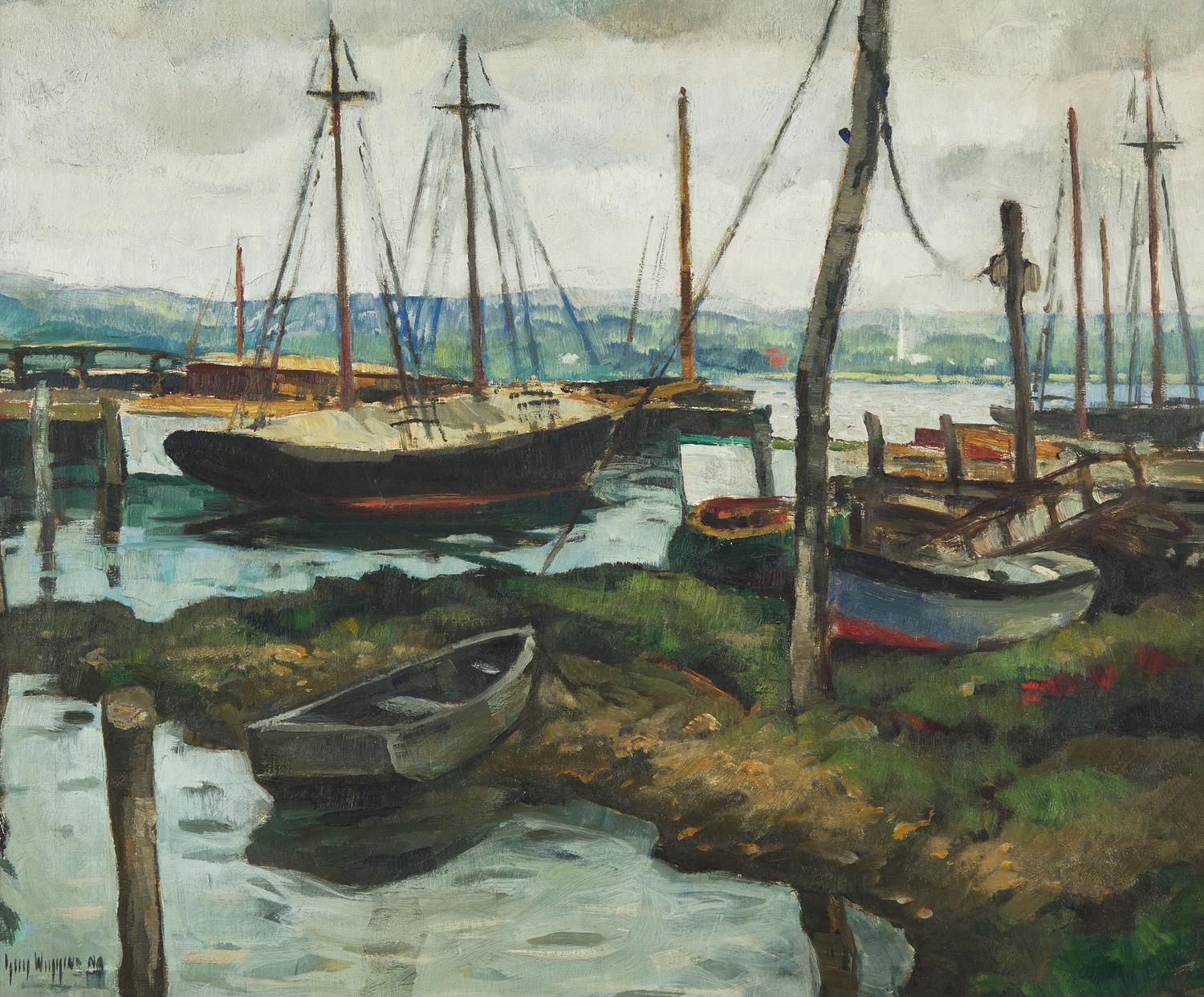Docks and Boats, Essex, Conn.