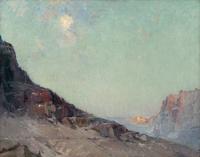 Travelers in a Mountain Pass