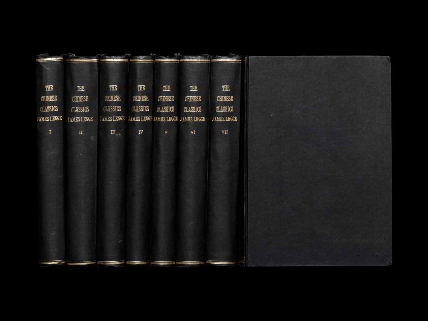 [SINOLOGY] LEGGE, James (1815-1897). The Chinese Classics with a Translation, Critical and Exegetical Notes, Prolegomena, and Copious Indexes. Oxford: The Clarendon Press, 1893. Second Revised Edition.