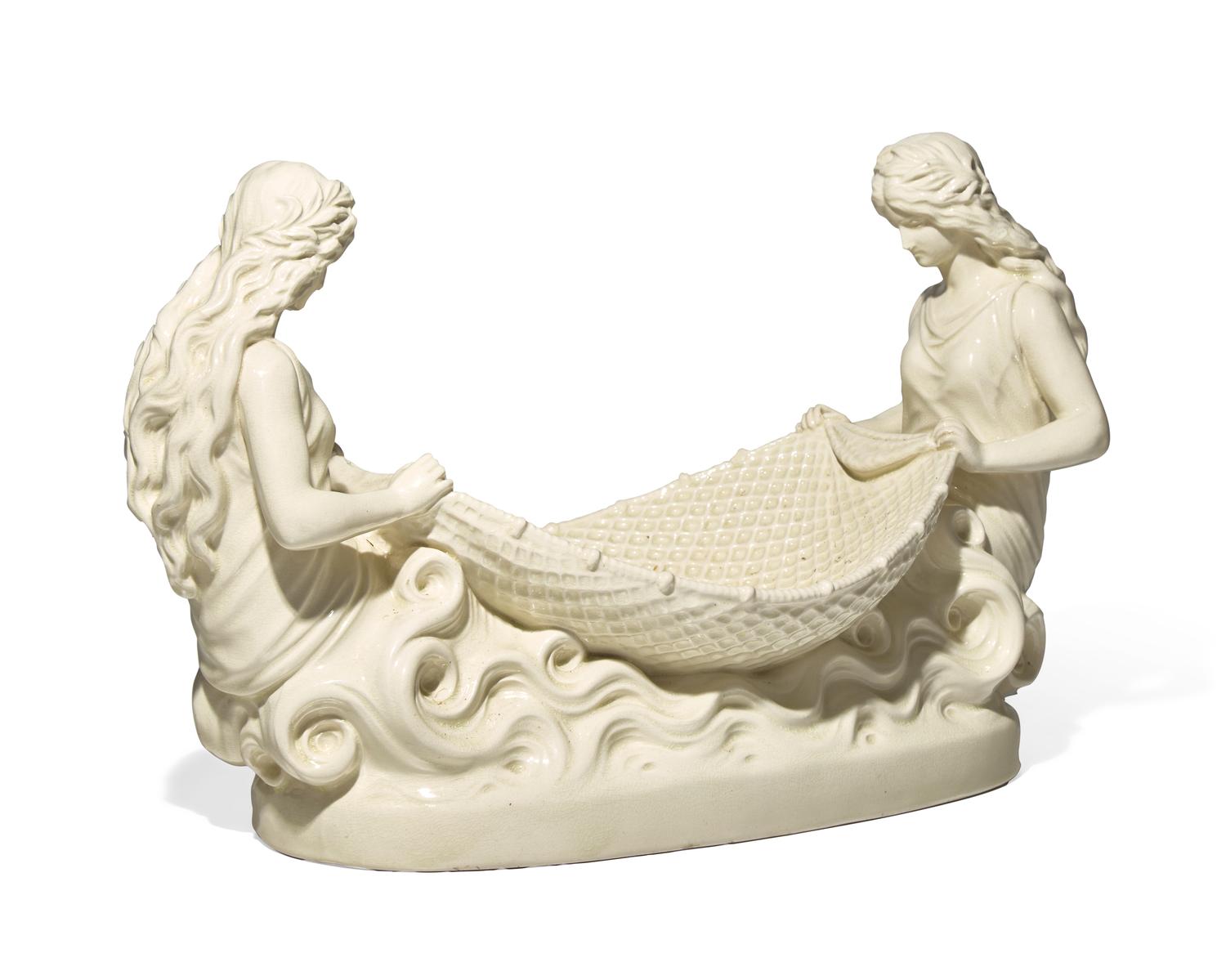 A Wedgwood Queen's Ware 'Neriad' Fruit Bowl